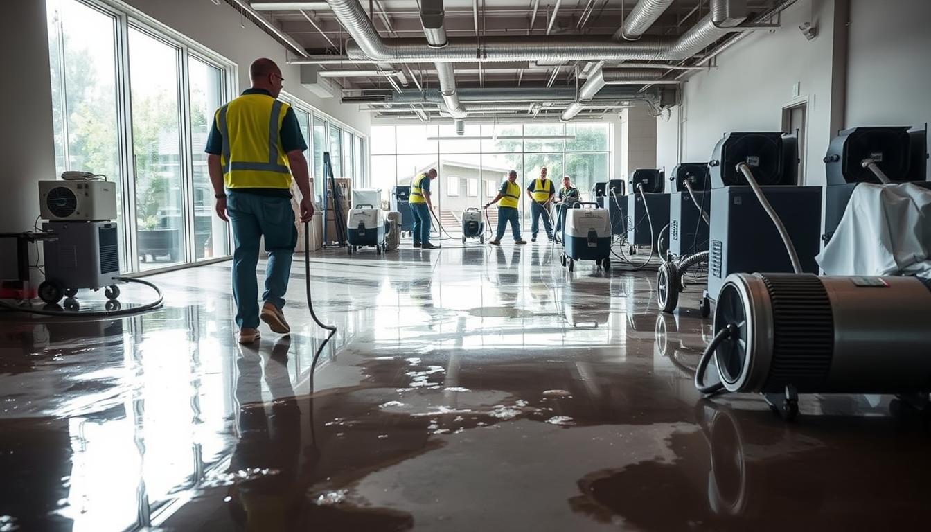 Water damage mould removal