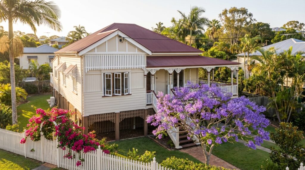 Classic Brisbane Home With Jacaranda Tree