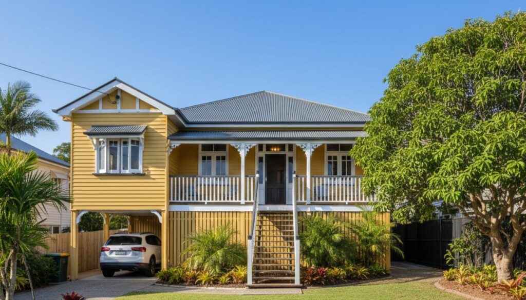Local Brisbane Yellow House